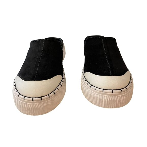 FREE PEOPLE Black Suede Juno Slip On Sport Sneakers Size 8 - Picture 2 of 8